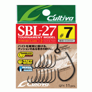 ☆カルティバ　シングル27バーブレス　SBL-27