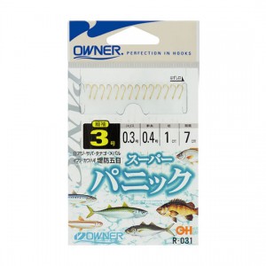 オーナー　スーパーパニック　30031（R-031）堤防五目　ワカサギ　3.5号-4号