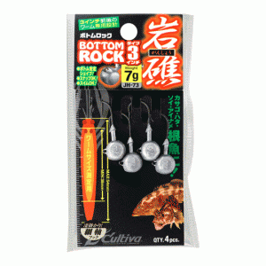 ☆オーナー カルティバ　12349　ボトムロックTYPE3　JH-73 　3.0g　5.0g　OWNER Cultiva