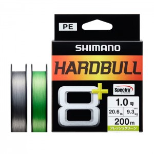 ☆シマノ　ハードブル8+　150M　フレッシュグリーン　0.6-2号　shimano