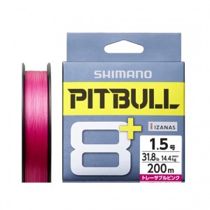 Shimano Pitbull 8+ 200m Traceable Pink 0.4-2