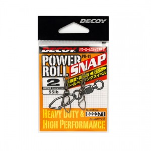 Decoy PR-11 Power Roll Snap # 0 to # 2 NS Black