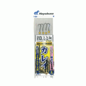 Hayabusa NB387 Throwing flounder body type Miracle beads yellow 2 sets of 2 hooks