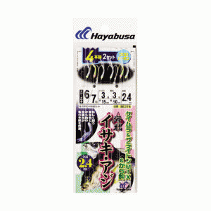 Hayabusa SE374 Naval Battle Grunt/Aji Keimura & Brighton MIX & Kara hook 2 sets of 4 hooks　