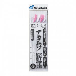 Hayabusa　 Deepwater Gomoku Akamutsu Appeal 2 hooks 2 sets