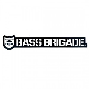 バスブリゲード　シールド&ワードマークステッカー　5inch　【DCSSW05】　Bass Brigade SHIELDWORDMARK STICKER