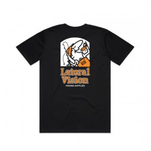 Lateral Vision   SPECIAL DELIVERY TEE (BLACK)