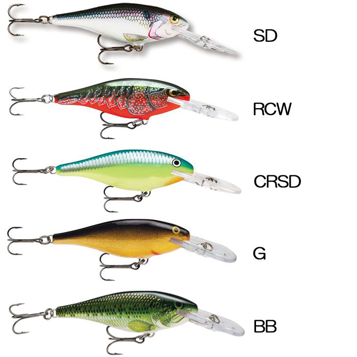 全12色】ラパラ シャッドラップ SR8 RAPALA - 【バス＆ソルトのルアー