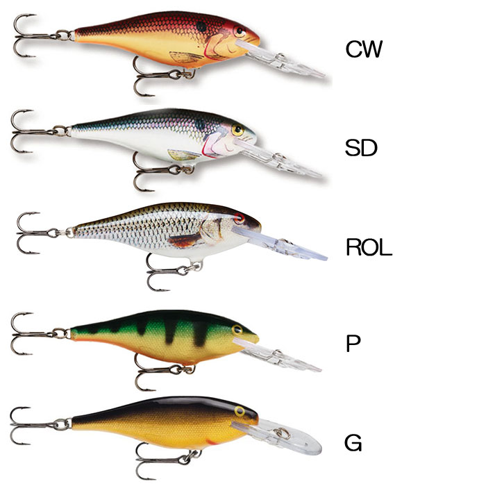 全15色】ラパラ シャッドラップ SR9 RAPALA - 【バス・トラウト ...