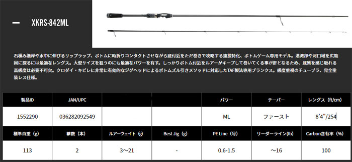 アブ ガルシア ソルティーステージ プロトタイプ クロダイ XKRS