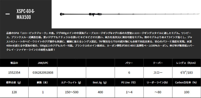 アブ ガルシア ソルティーステージ プロトタイプ スロージギング XSPC