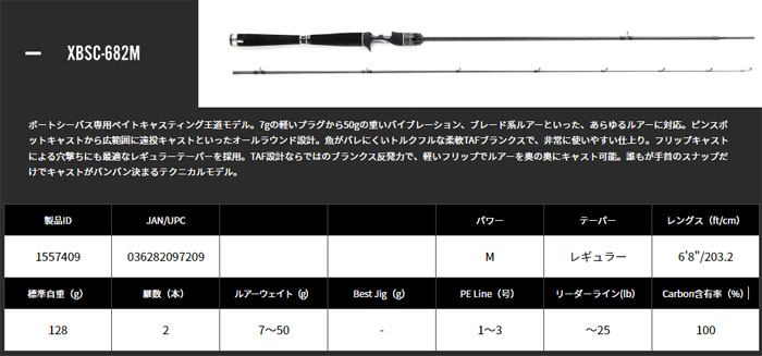 アブ ガルシア ソルティーステージ プロトタイプ ボートシーバス XBSC-682M Abu Garcia Salty Stage Prototype  - 【バス＆ソルトのルアーフィッシング通販ショップ】BackLash／バックラッシュ｜Japanese fishing tackle｜ルアー/釣具通販