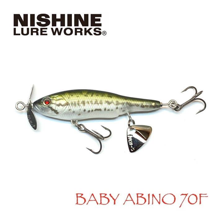 ニシネルアー(Nishine Lure Works) BABY ABINO 70S ワカサギ 70ｍｍ 