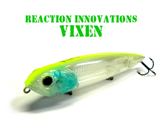 REACTION INNOVATIONS/リアクションイノベーションズ VIXEN/ビクセンペンシル -  【バス・トラウト・ソルトのルアーフィッシング通販ショップ】BackLash／バックラッシュ｜Japanese fishing  tackle｜ルアー/釣具通販