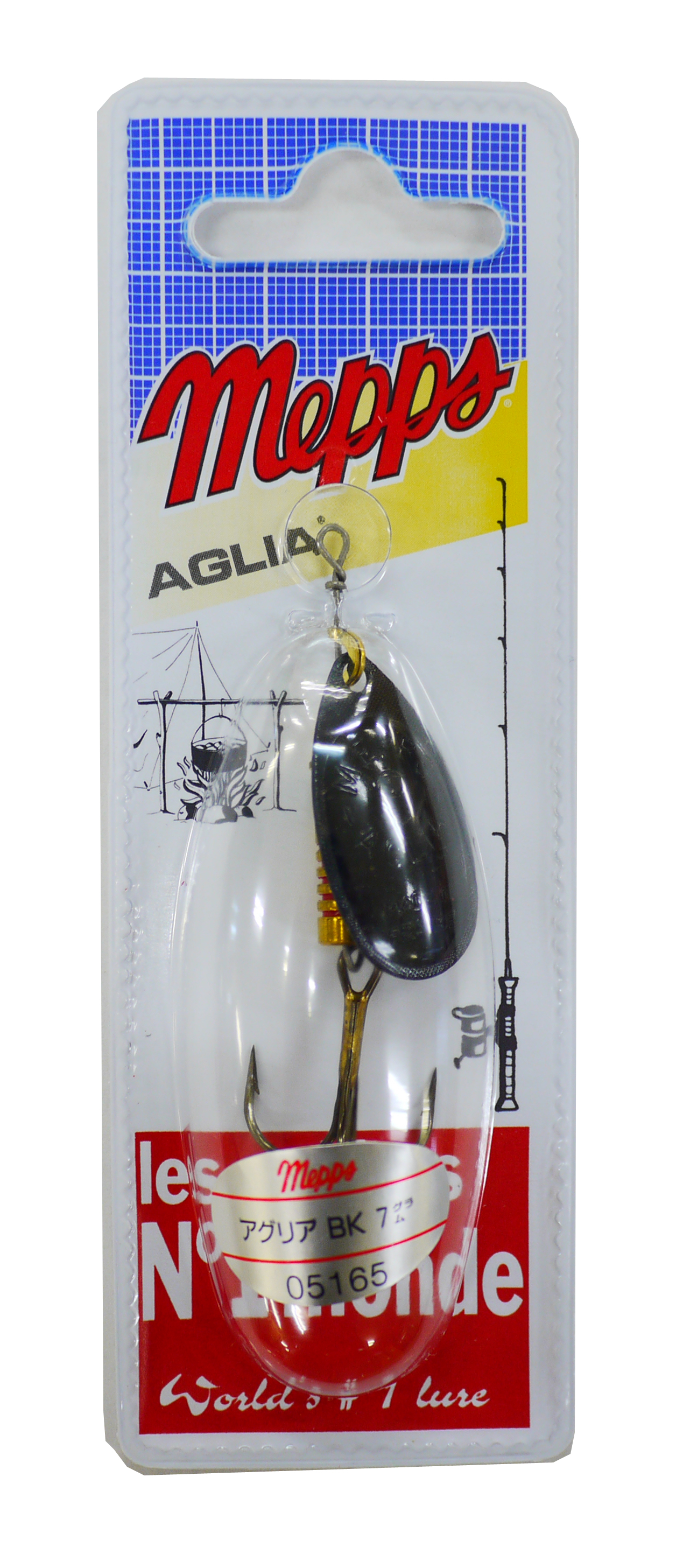 Mepps メップス アグリア 7g Bk トラウト ルアー スピナー バス ソルトのルアーフィッシング通販ショップ Backlash バックラッシュ Japanese Fishing Tackle ルアー 釣具通販