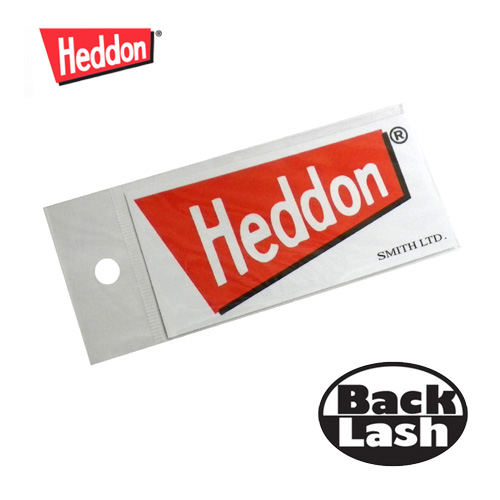 ヘドン Heddon ロゴステッカー Sサイズ バス ソルトのルアーフィッシング通販ショップ Backlash バックラッシュ Japanese Fishing Tackle ルアー 釣具通販