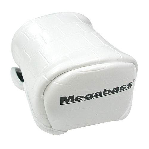 Megabass メガバス Reel Protector リールプロテクター プレミアムホワイト バス ソルトのルアーフィッシング通販ショップ Backlash バックラッシュ Japanese Fishing Tackle ルアー 釣具通販