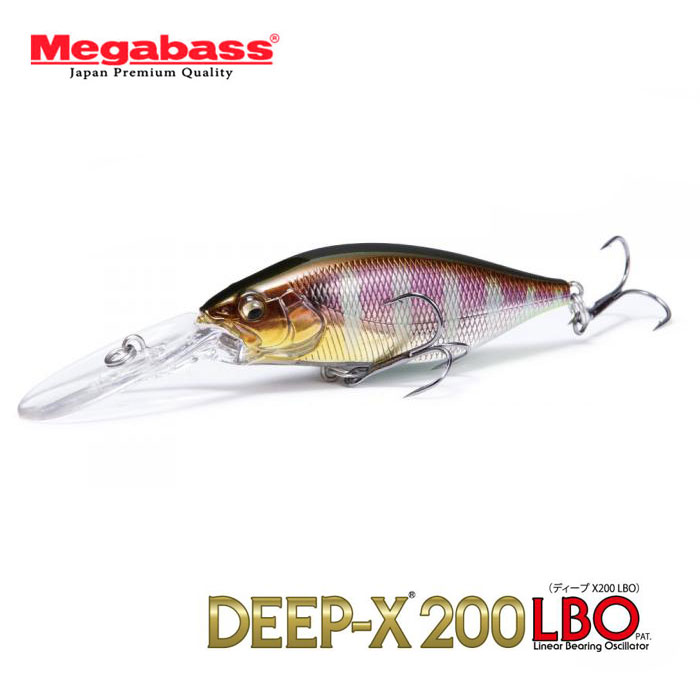 メガバス ディープエックス200 エルボ DEEP-X200 LBO 【1】 -  【バス＆ソルトのルアーフィッシング通販ショップ】BackLash／バックラッシュ｜Japanese fishing tackle｜ルアー/釣具通販