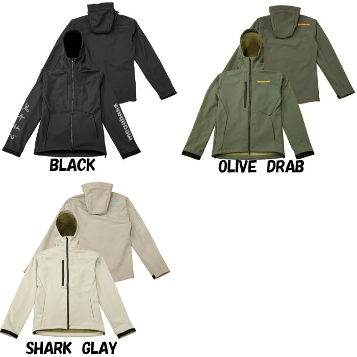 メガバス ウェア ブローアタックフーディー OLIVE DRAB Mサイズ-