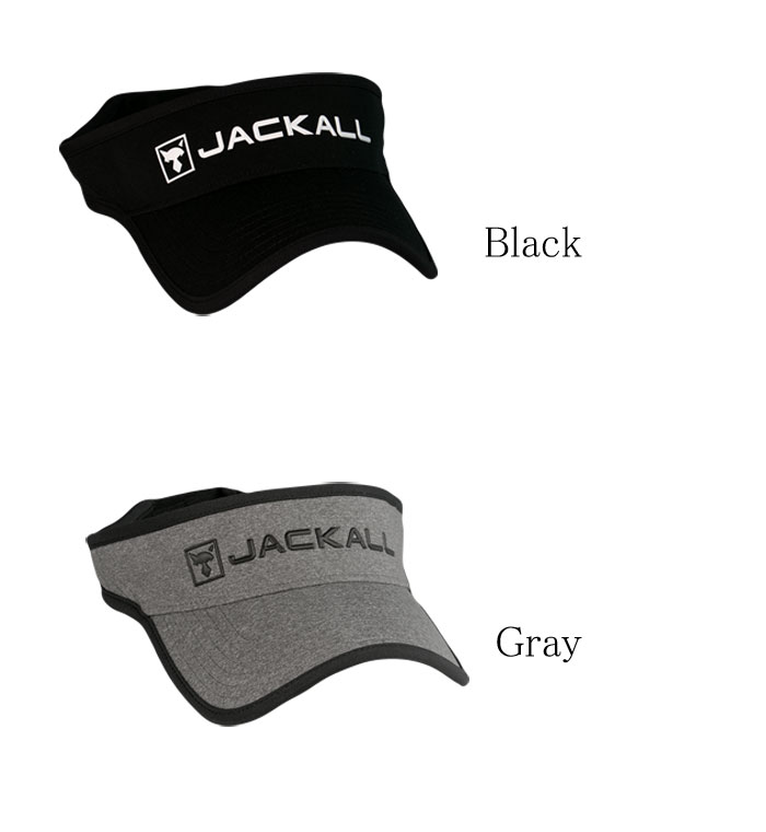 ジャッカル ロゴサンバイザー <br>JACKALL LOGO SUNVISOR - ウェア