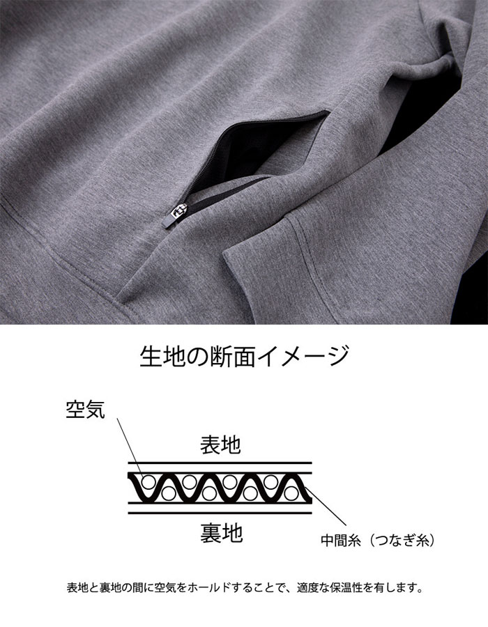 ジャッカル ストレッチスウェットフーディー JACKALL STRETCH SWEAT