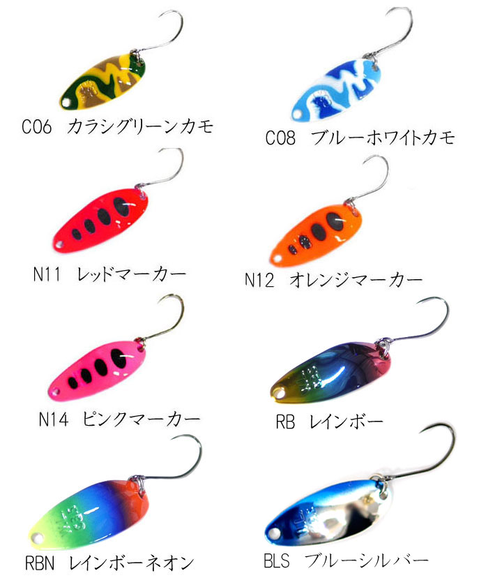 ウォーターランド ディープカッパー セレクトカラー 3.5g WaterLand Deep Cupper select color【1】 -  【バス＆ソルトのルアーフィッシング通販ショップ】BackLash／バックラッシュ｜Japanese fishing tackle｜ルアー/釣具通販