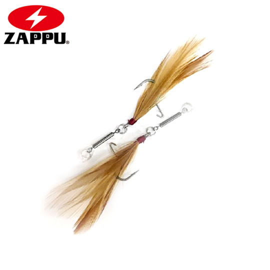 ザップ フェザードヒッチフック アシストフック Zappu Hitch Hook バス ソルトのルアーフィッシング通販ショップ Backlash バックラッシュ Japanese Fishing Tackle ルアー 釣具通販