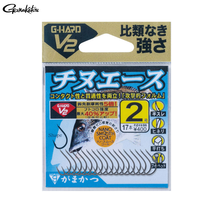 Gamakatsu G-HARD V2 Chinu Ace No. 1-5 - 【Bass Trout Salt lure fishing web  order shop】BackLash｜Japanese fishing tackle｜