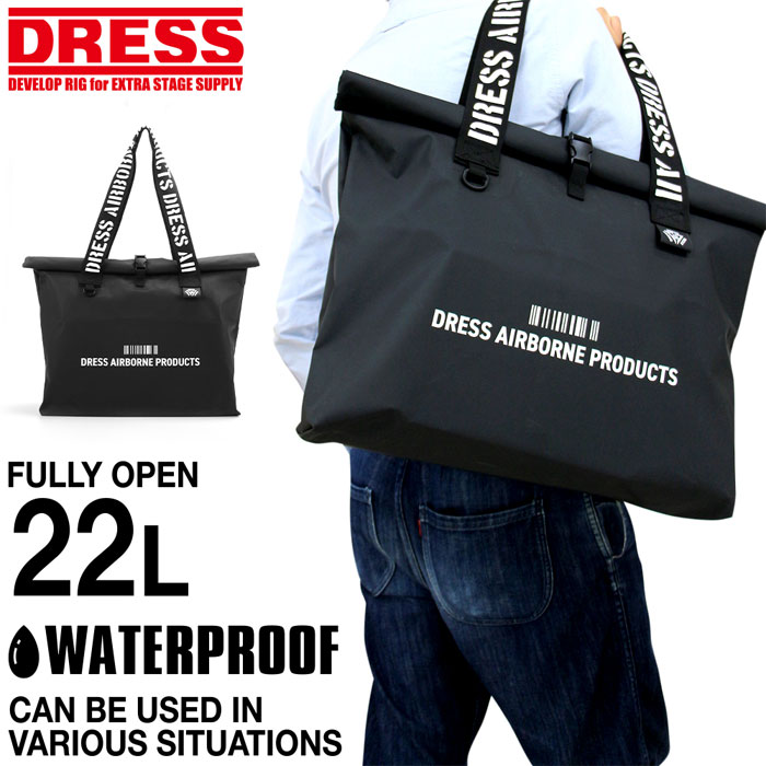 ドレス 防水トートバッグ 22L Sサイズ DRESS WATERPROOF TOTE BAG 