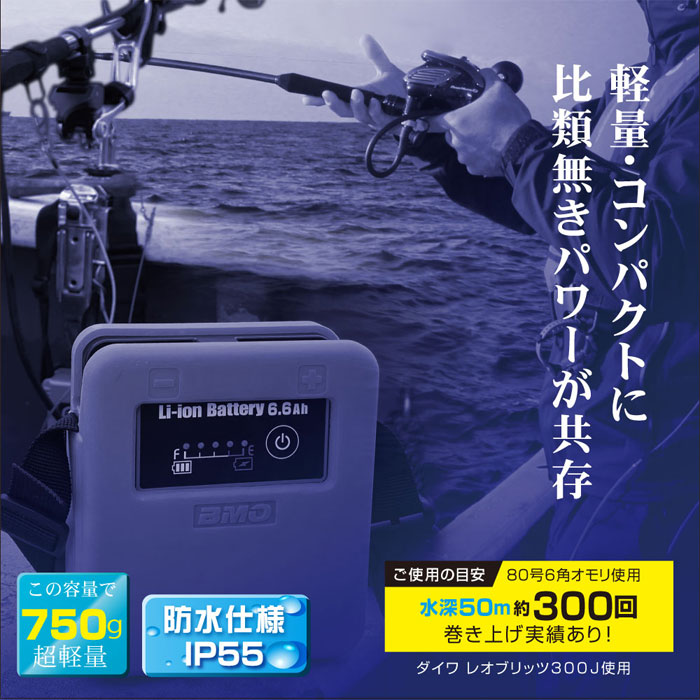 BMO JAPAN リチウムイオンバッテリー 6.6Ah 2（本体・チャージャー