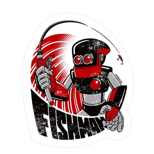 Fishman FLEX Robo sticker - 【Bass Trout Salt lure fishing web