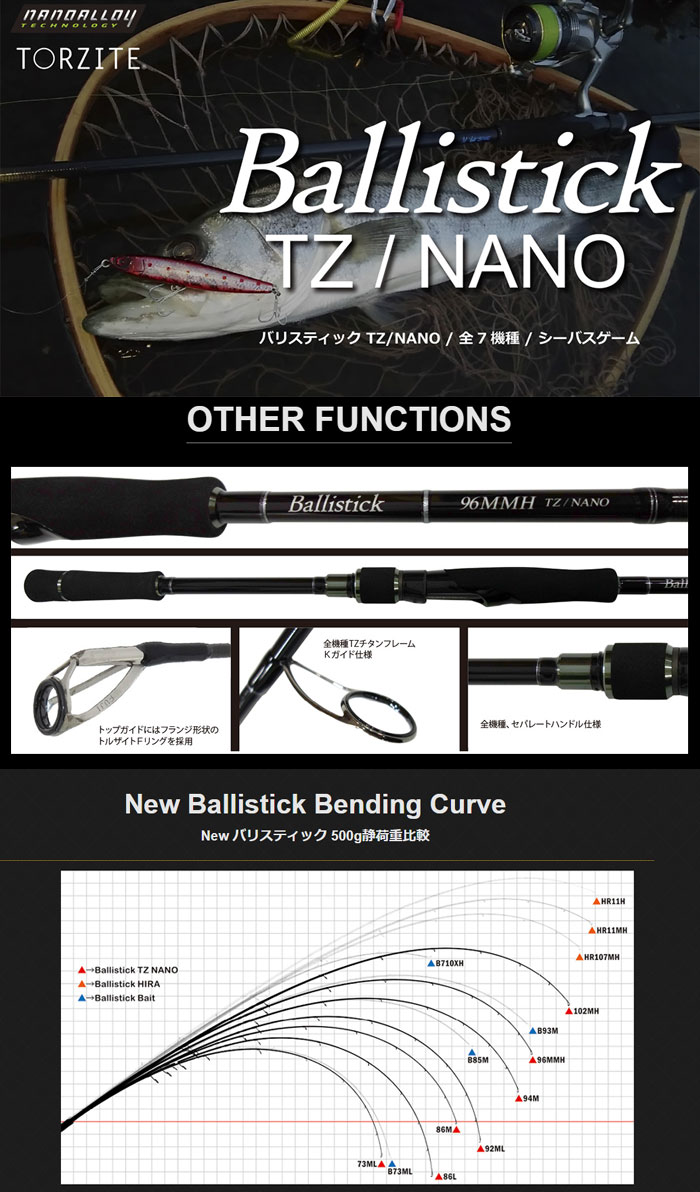 重要なお知ヤマガブランクス Ｂａｌｌｉｓｔｉｃｋ（バリスティック