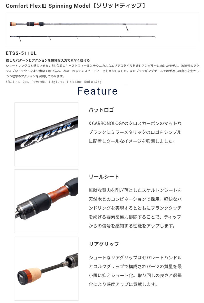 ポイント10倍】パームス エゲリア エリアパフォーマンス ETSS-511UL