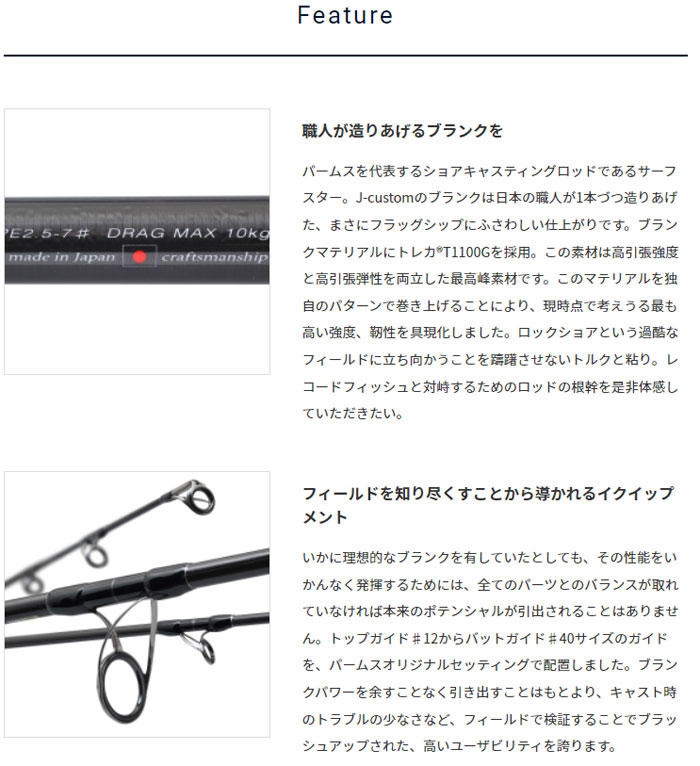 パームス サーフスターJカスタム SFJS-103X2H+ PALMS Surf Star