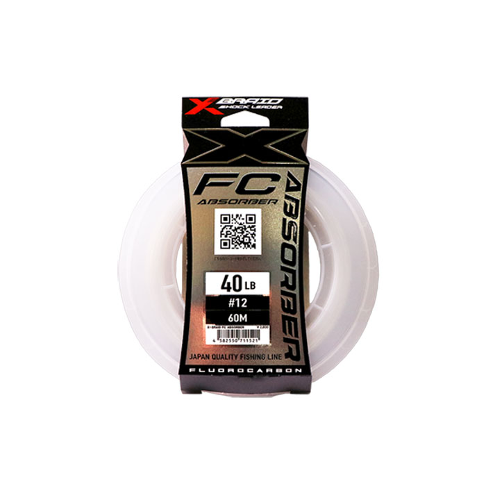 YGK X-BRAID FC ABSORBER SLIM & STRONG FLUOROCARBON