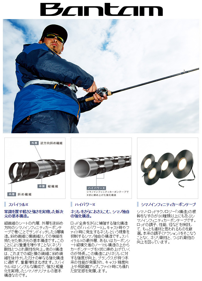 シマノ　バンタム　170M-Gアウトドア・釣り・旅行用品