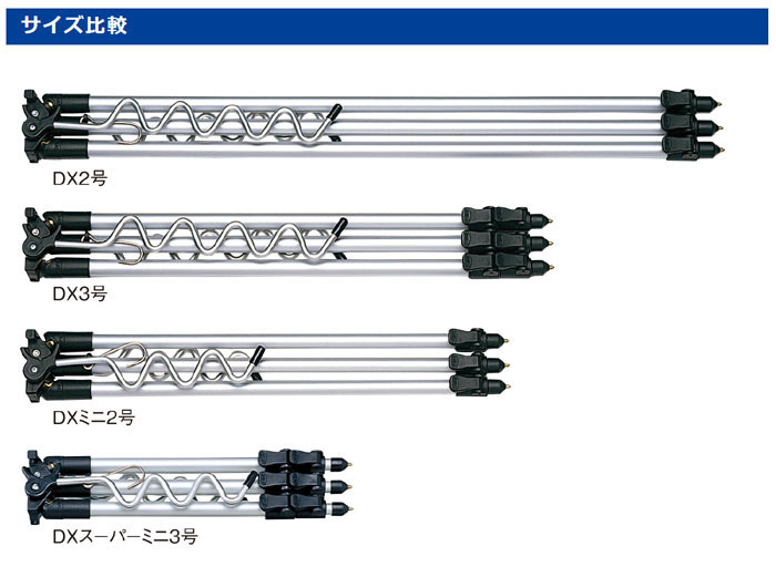 第一精工 サーフ三脚レバー式DXミニ2号 DAIICHISEIK Sāfu sankyaku Rebā-shikiDX Mini2-Gō -  【バス＆ソルトのルアーフィッシング通販ショップ】BackLash／バックラッシュ｜Japanese fishing tackle｜ルアー/釣具通販