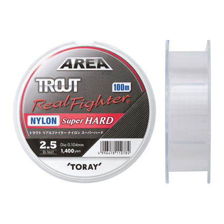 Toray Trout Real Fighter Nylon Super Hard 100m [Nylon Line] - 【Bass Trout  Salt lure fishing web order shop】BackLash｜Japanese fishing tackle｜