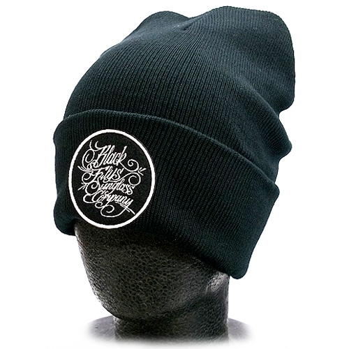 BLACK FLYS/ブラックフライ WAPPEN KNIT CAP/ワッペンニット