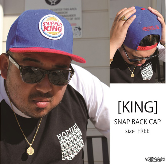 SNIPEER/スナイパー KING SNAP BACK CAP/キングスナップバックキャップ 