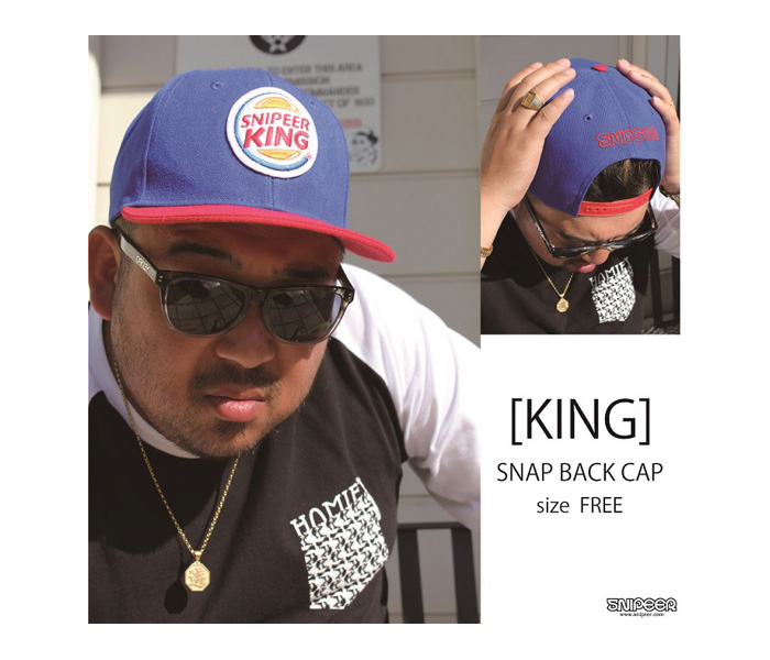 SNIPEER/スナイパー 『KING』 と『Juggler』SNAP BACK CAP/スナップ