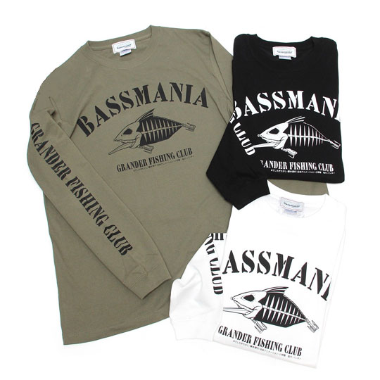 バスマニア×グランダー武蔵 コラボロングスリーブTシャツ bassmania