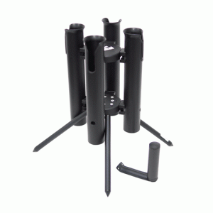 Mukai Fishing Rod stand SPOT-4 for 4 rods with PVC bag