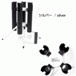 Mukai Fishing Rod stand SPOT-4 for 4 rods with PVC bag