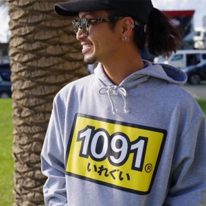 1091（いれぐい）ロゴパーカー S/M/L/XL