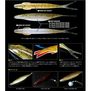 deps Sakamata Shad 5inch [2]