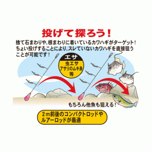 ☆がまかつ　簡単・堤防ちょい投げカワハギ仕掛