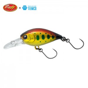 Tiemco×Lucky Craft Deep crappie treble body single hook specification winter fishing spot model