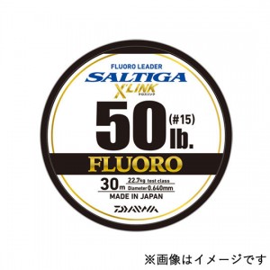 DAIWA SALTIGA FLUORO LEADER X’LINK 30lb 30m