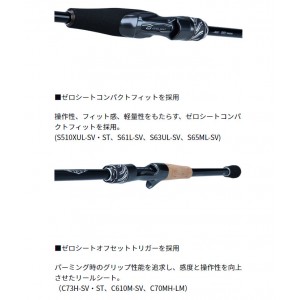 ダイワ　スティーズ　リアルコントロール　S65ML-SV　DAIWA